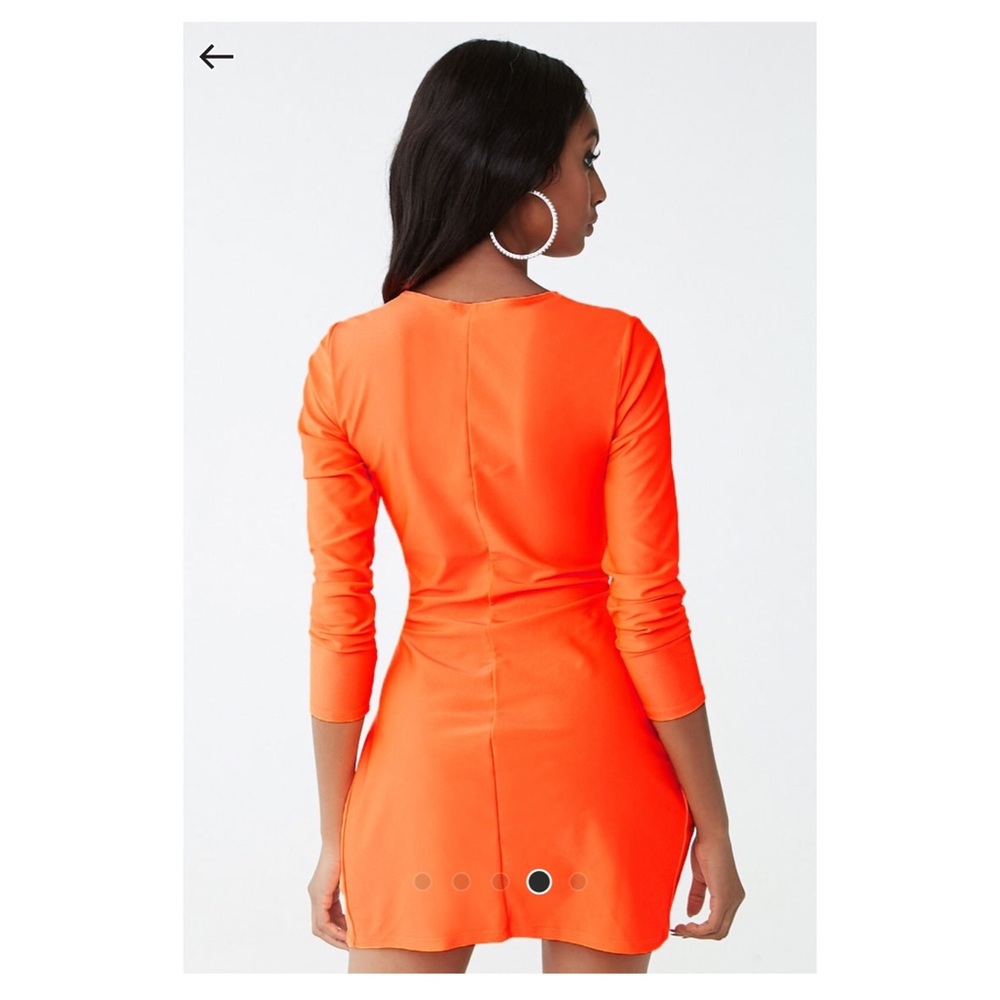 Neon orange dress size M - Picture 4 of 4